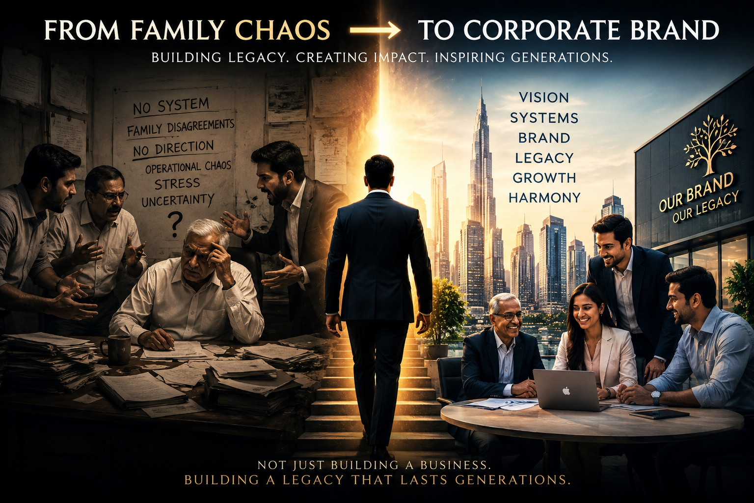 From Family Chaos to Corporate Brand — building legacy, creating impact, inspiring generations